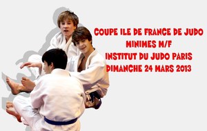 Institut du judo Coupe Ile de France Minimes 